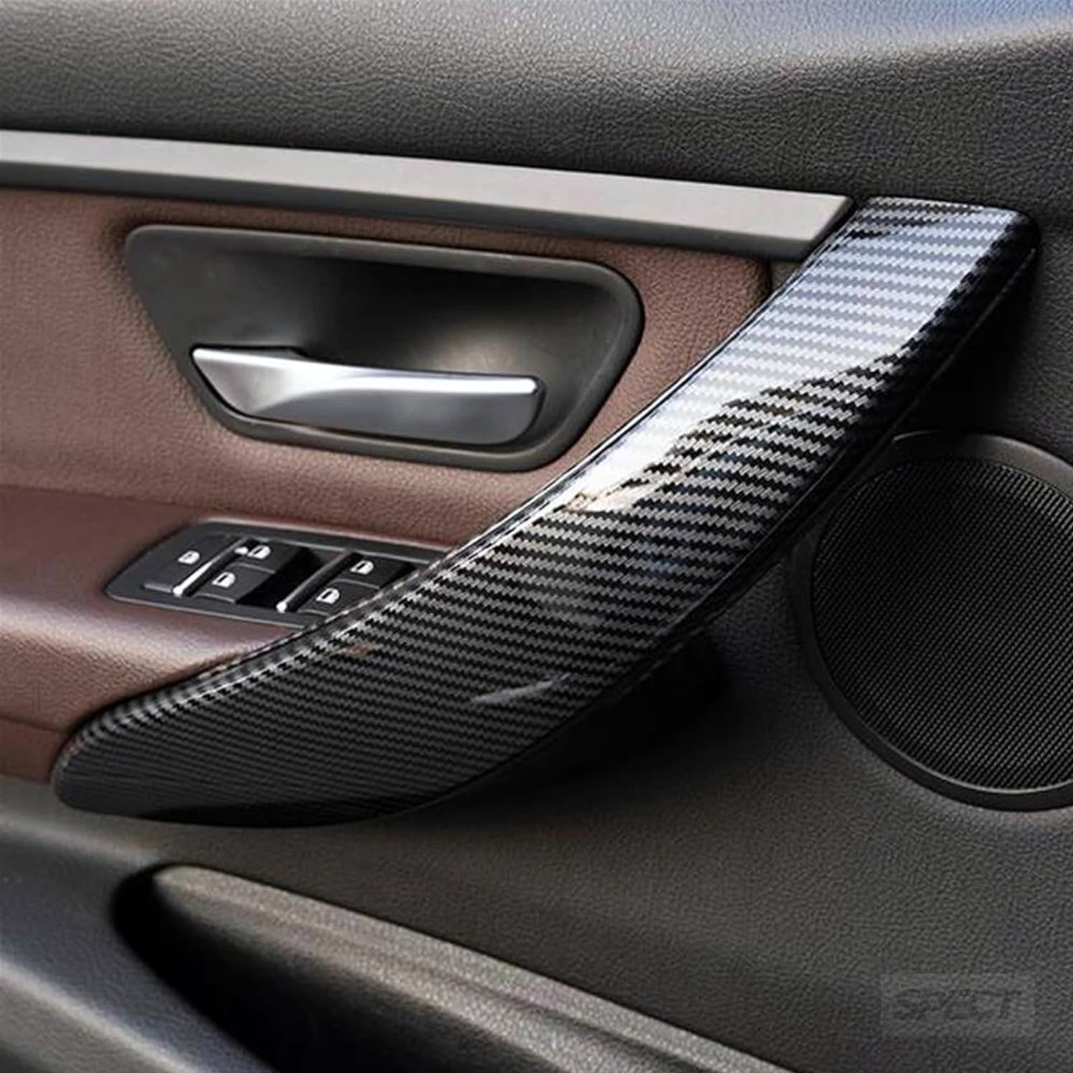 BMW F30/F31/F32 - Hiilikuitu kuvioitu oven kahvat 2kpl