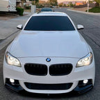 BMW F10/F11 M-Sport (2010–2017) M-Performance Etuspoileri – Kiiltävän Musta
