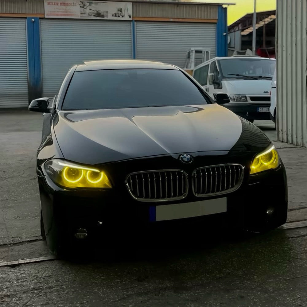 BMW F10/F11 LCI 2014-2017 - Keltaiset DRL-valot (xenon) RayLights™