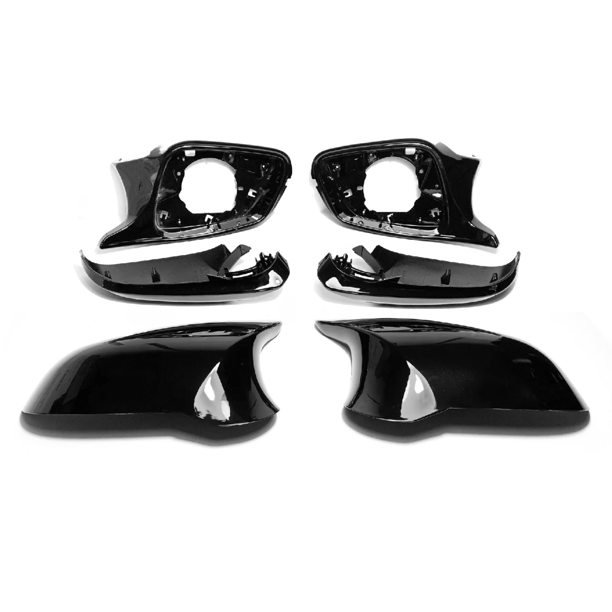 BMW F22/F30/F32/F87 (2012-2019) - OEM M-Style peilit V2 kiiltävän musta