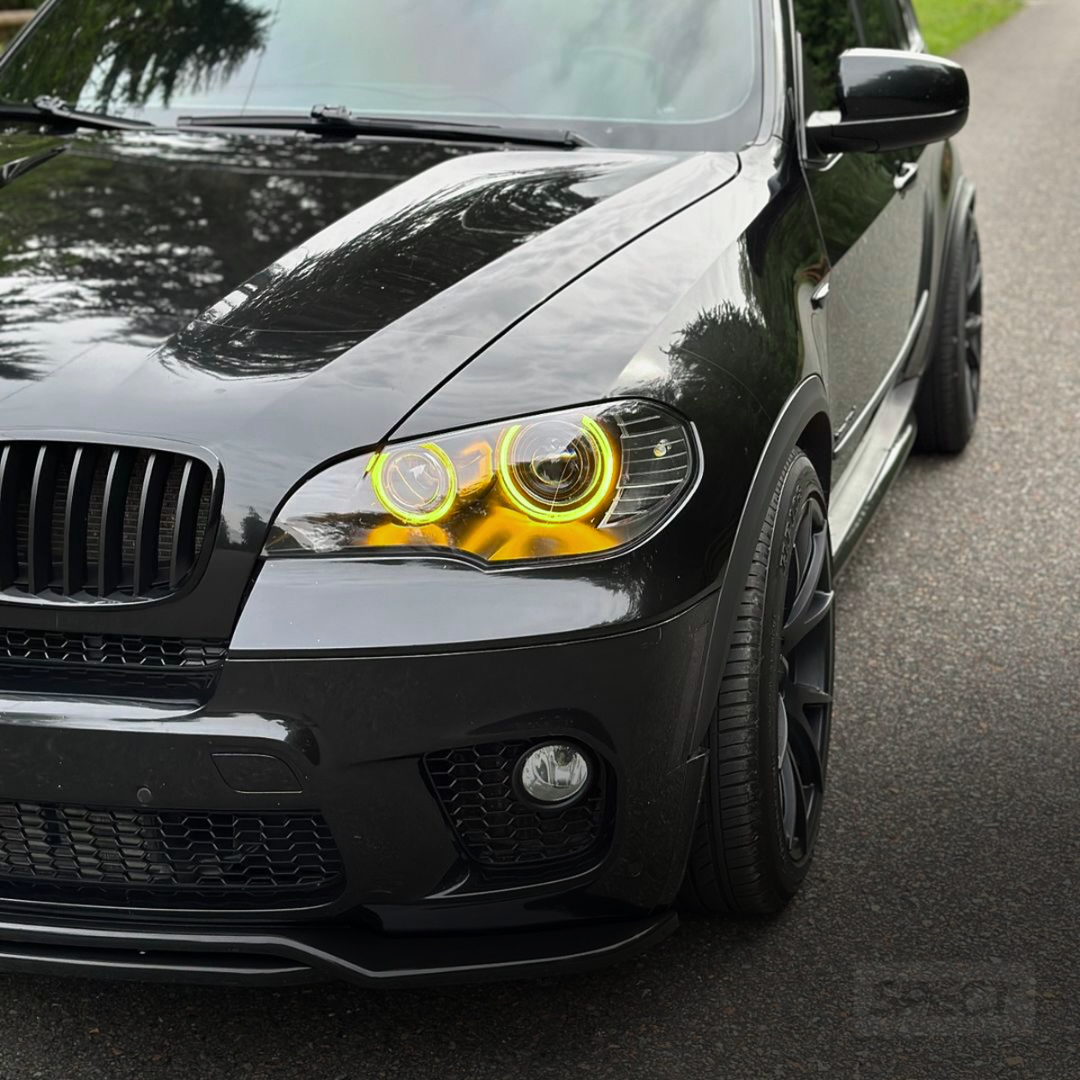 BMW X5 E70 LCI 2011-2013 - Keltaiset DRL-valot RayLights