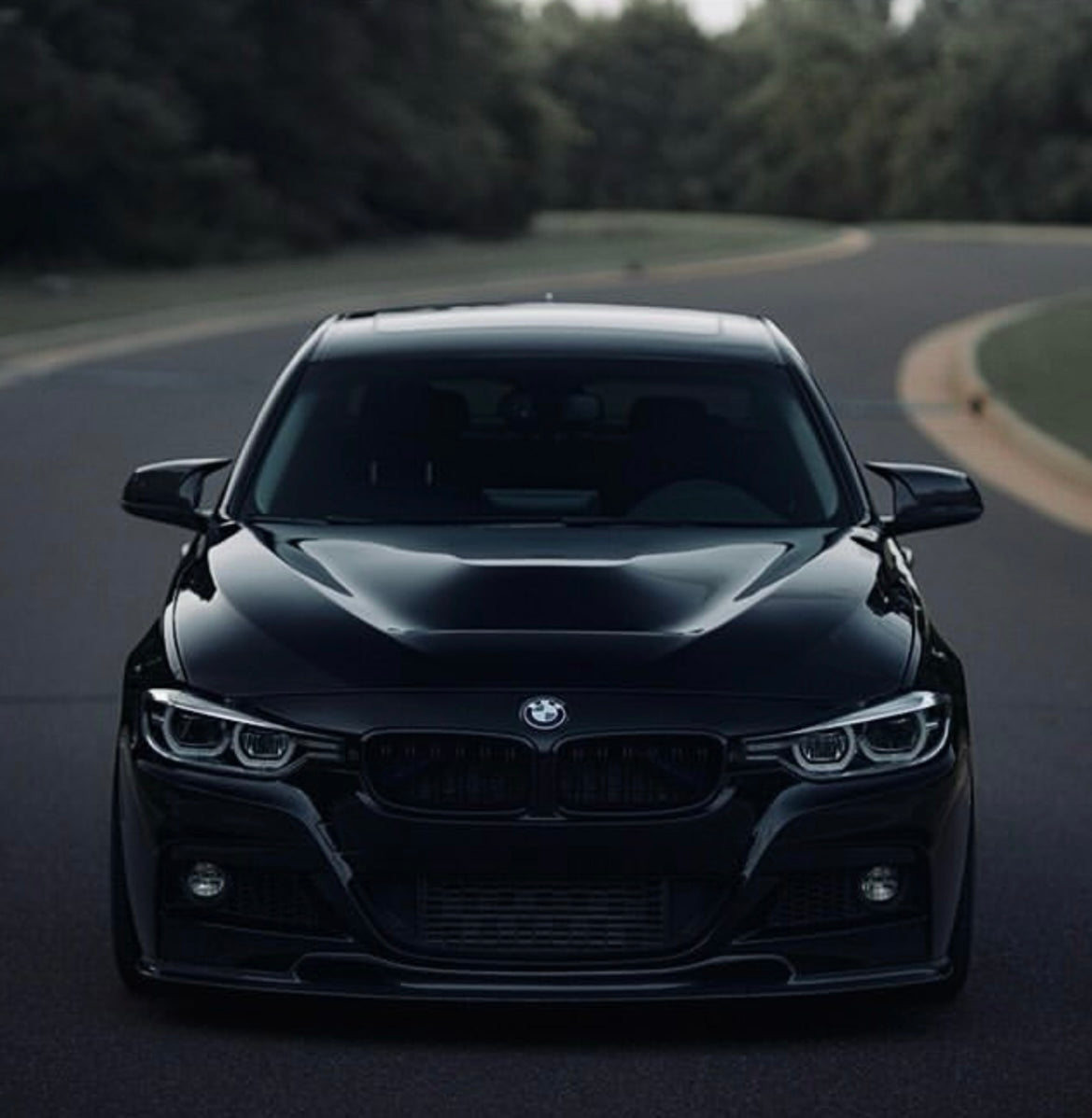 BMW F20/F21/F22/F30/F32 (2012-2019) - Peilinkuoret kiiltävän mustat M-Performance