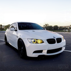 BMW E90/E92/E60/E87 E-sarja - Keltaiset DRL-valot Angel Eyes (xenon)